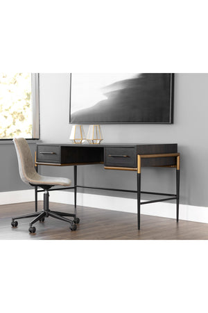 Modern European furniture - Painted Wood Office Desk - www.oroa.com