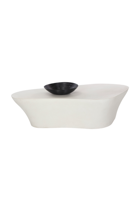 Modern European furniture - White Freeform Coffee Table - www.oroa.com