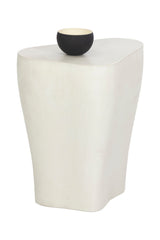 Modern European furniture - White Freeform Indoor/Outdoor End Table S - www.oroa.com