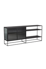 Modern European furniture - Fluted Glass Sideboard - www.oroa.com