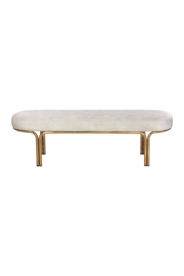 Oval Upholstered Bench | Splendido Gwen | Oroa.com