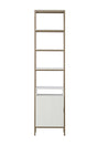 Modern European furniture - Cream Oak Modular Bookcase S - www.oroa.com