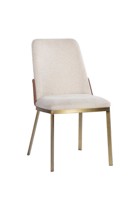 Leather Back Dining Chairs (2) by Splendido Marie