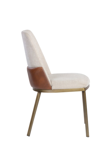 Modern European furniture - Leather Back Dining Chairs (2) - www.oroa.com