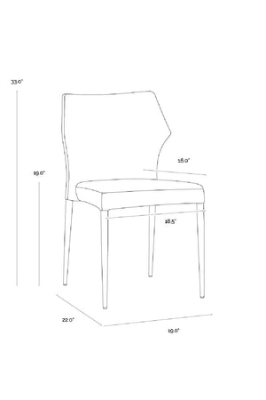   Modern European furniture - Stackable Modern Dining Chairs (2) - www.oroa.com | Oroa.com
