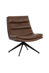 Modern European furniture - Curved Swivel Lounge Chair - www.oroa.com