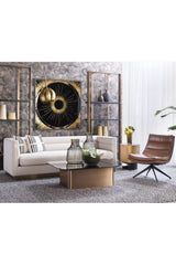 Modern European furniture - Curved Swivel Lounge Chair - www.oroa.com