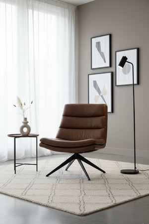 Curved Swivel Lounge Chair | Splendido Keller | Oroa.com