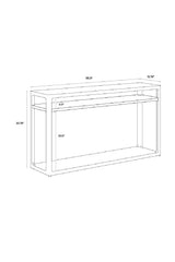 Modern European furniture - Solid Oak Console Table - www.oroa.com