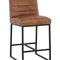 Modern European furniture - Modern Channel-Tufted Counter Stool - www.oroa.com