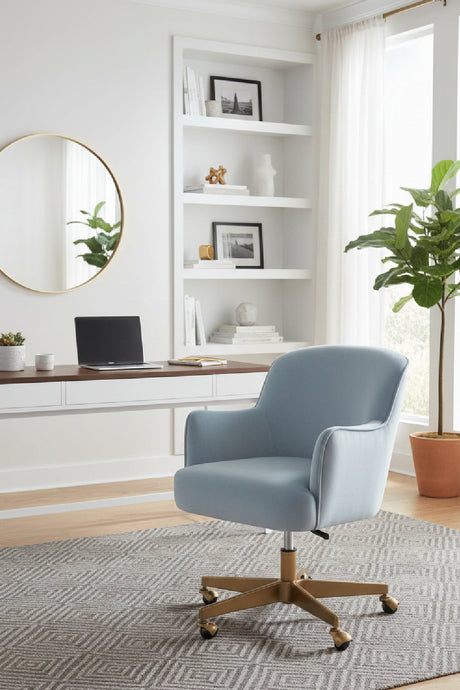 Modern European furniture - Boucle Swivel Office Chair - www.oroa.com