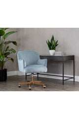 Modern European furniture - Boucle Swivel Office Chair - www.oroa.com