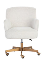 Boucle Swivel Office Chair by Splendido Karina