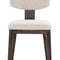 Modern European furniture - Cream Fabric Dining Chairs (2) - www.oroa.com