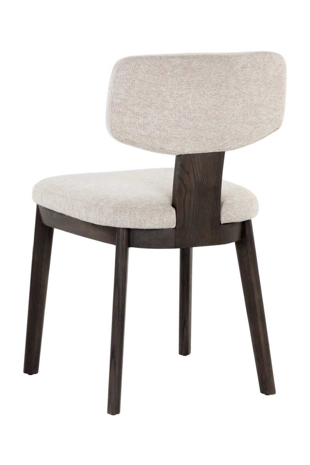 Modern European furniture - Cream Fabric Dining Chairs (2) - www.oroa.com