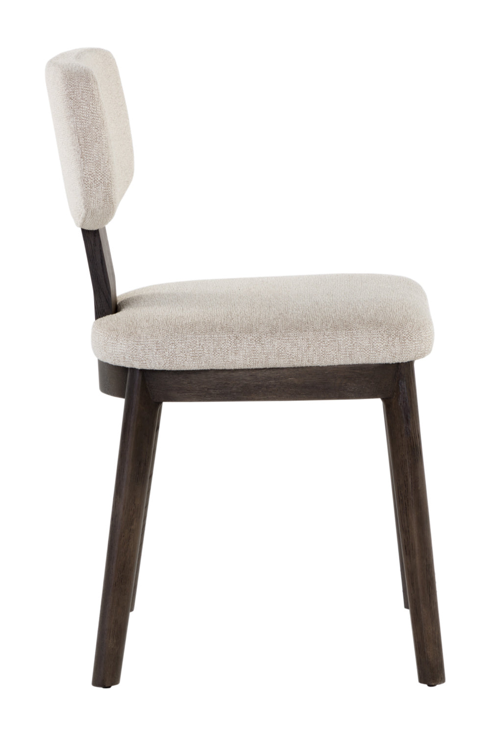 Modern European furniture - Cream Fabric Dining Chairs (2) - www.oroa.com