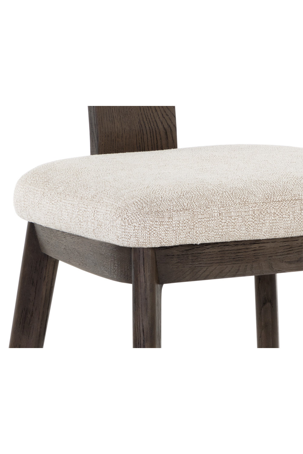 Modern European furniture - Cream Fabric Dining Chairs (2) - www.oroa.com