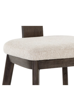 Modern European furniture - Cream Fabric Dining Chairs (2) - www.oroa.com