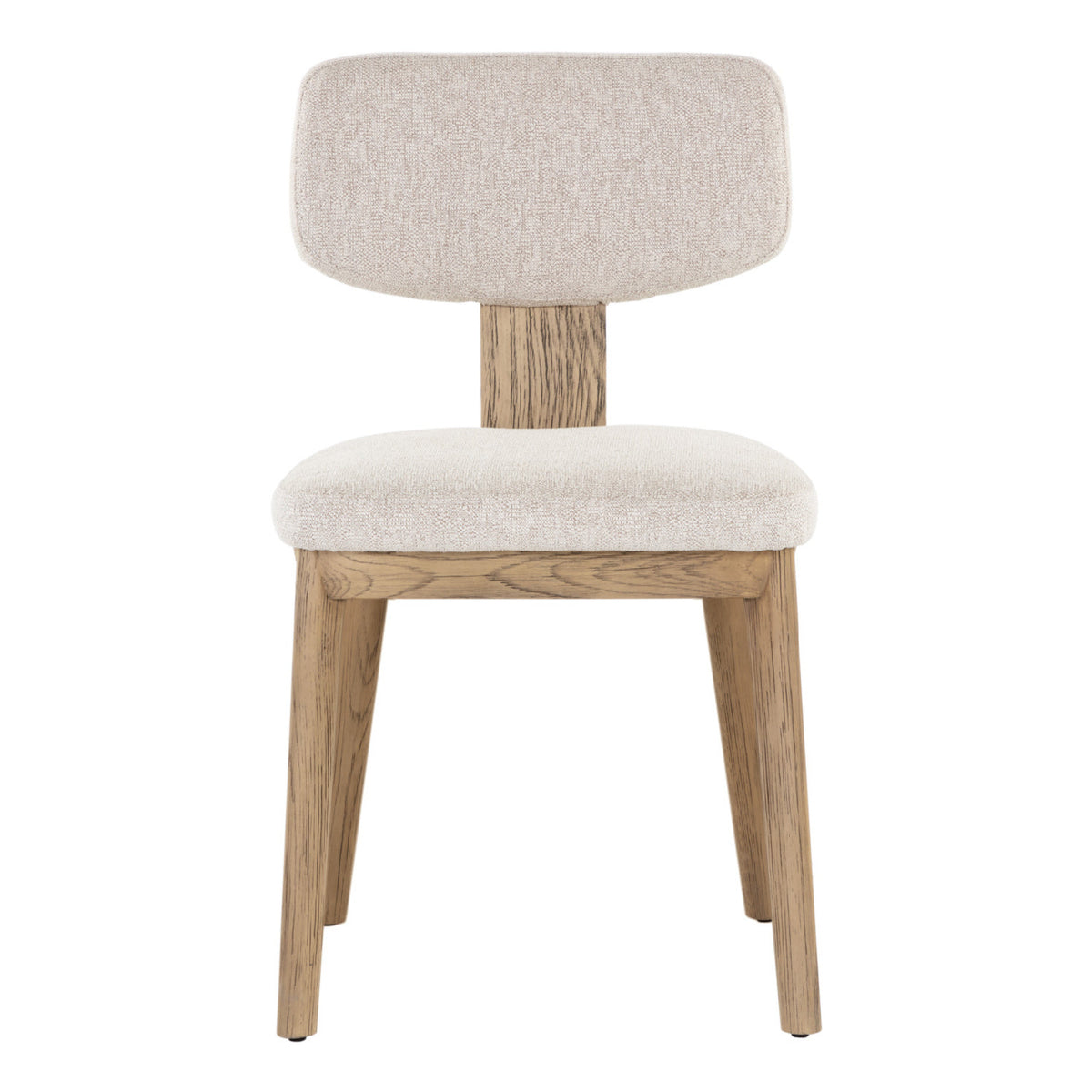 Cream Fabric Dining Chairs (2) by Splendido Rickett, alternate view 2