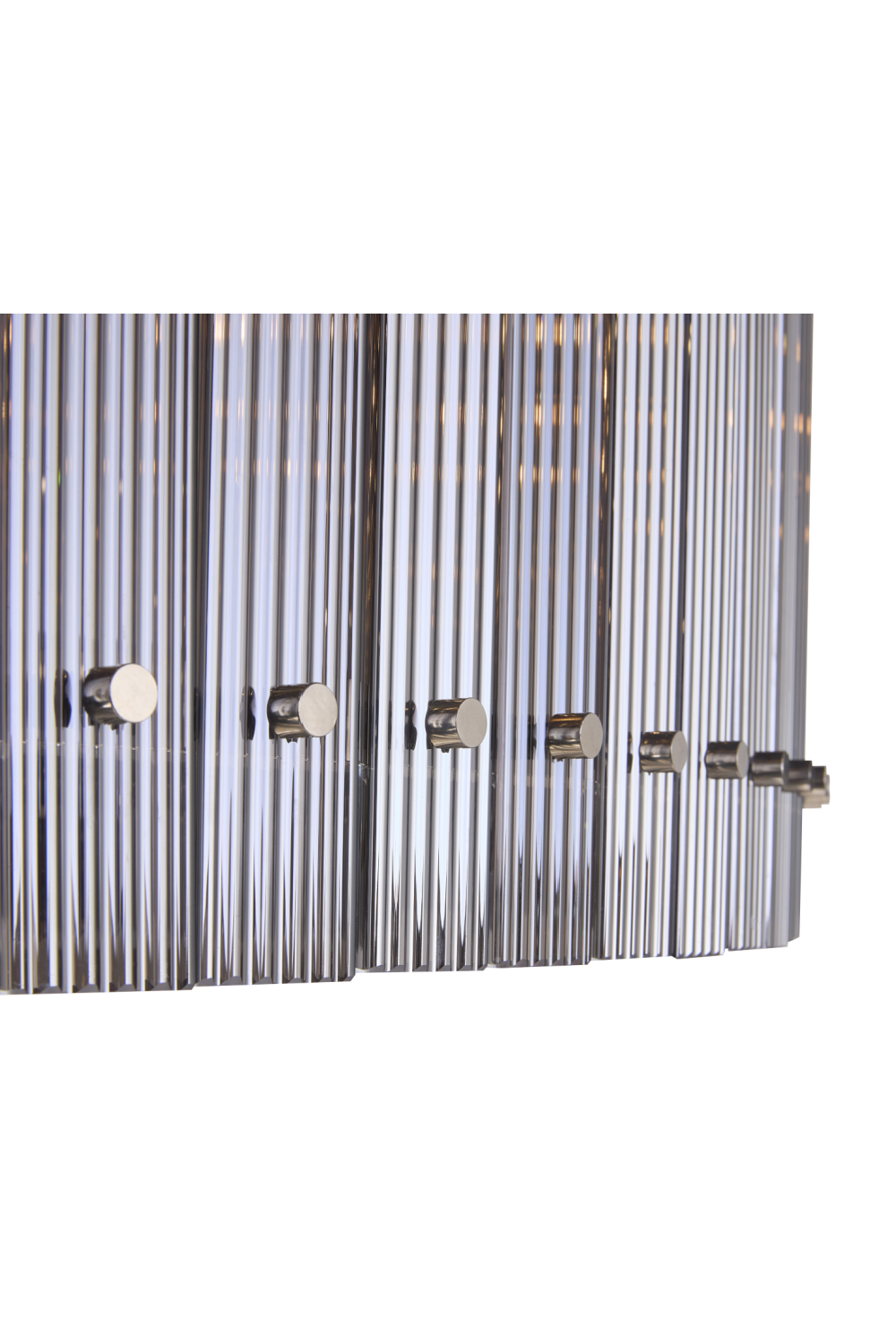 Clear Fluted Glass Chandelier L | Splendido Kore | Oroa.com