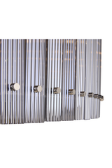Modern European furniture - Clear Fluted Glass Chandelier L - www.oroa.com