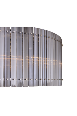 Clear Fluted Glass Chandelier L | Splendido Kore | Oroa.com