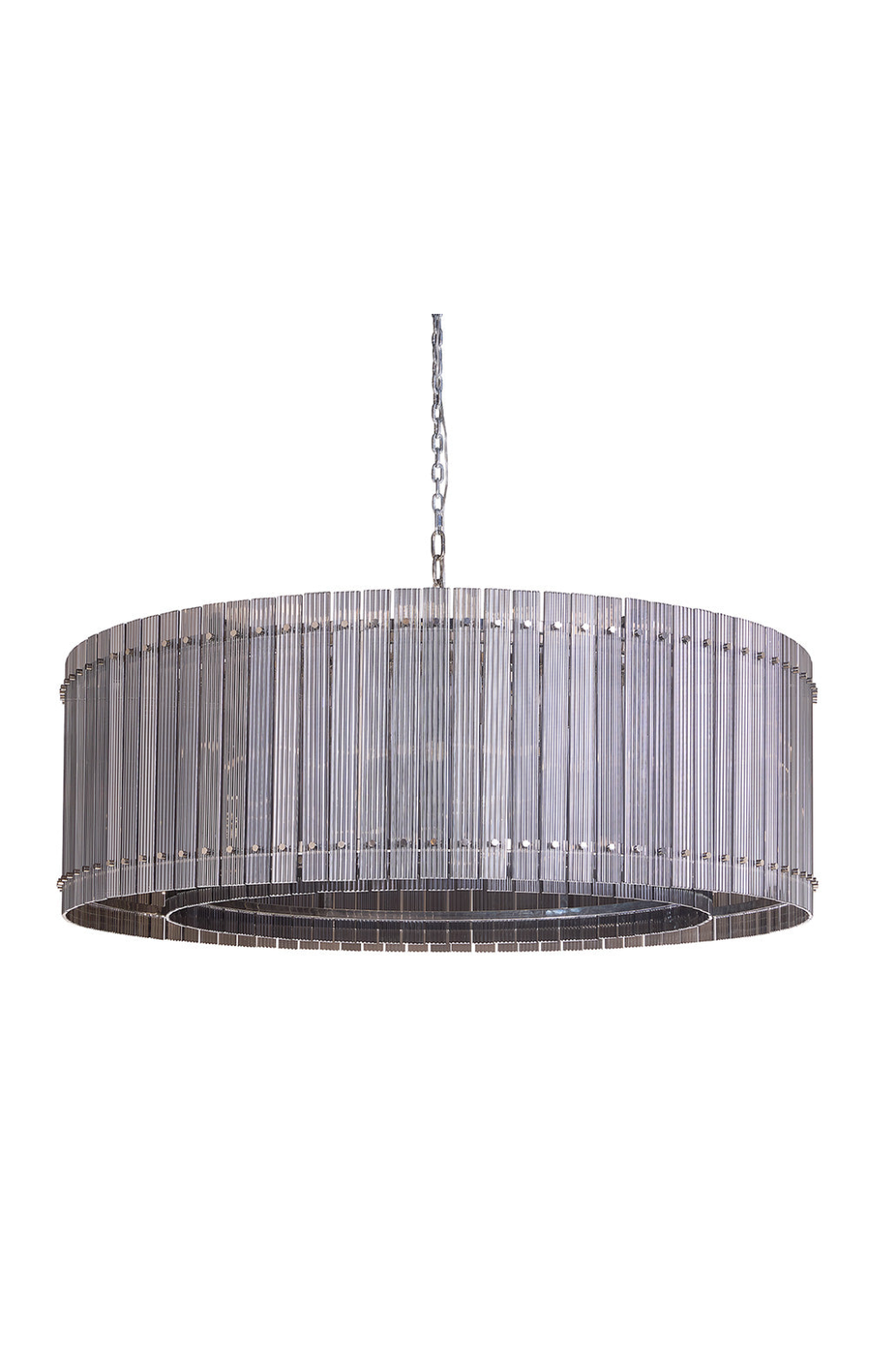 Clear Fluted Glass Chandelier L | Splendido Kore | Oroa.com