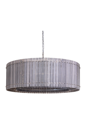 Clear Fluted Glass Chandelier L | Splendido Kore | Oroa.com