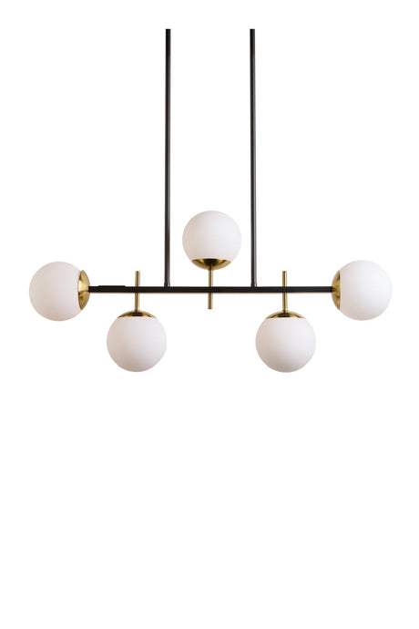 Modern European furniture - Frosted Glass Spheres Chandelier - www.oroa.com
