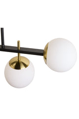 Modern European furniture - Frosted Glass Spheres Chandelier - www.oroa.com