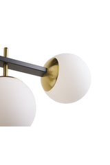 Modern European furniture - Frosted Glass Spheres Chandelier - www.oroa.com