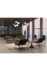 Modern European furniture - Frosted Glass Spheres Chandelier - www.oroa.com