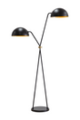 Modern European furniture - Black Dual-Domed Floor Lamp - www.oroa.com
