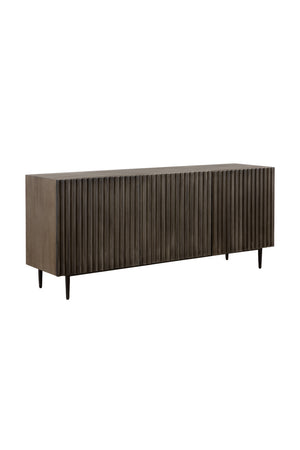 Taupe Fluted Wood Sideboard | Splendido Carlin | Oroa.com
