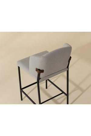Modern European furniture - Light Gray Counter Stool - www.oroa.com
