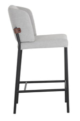 Modern European furniture - Light Gray Counter Stool - www.oroa.com