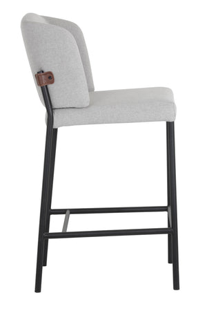 Modern European furniture - Light Gray Counter Stool - www.oroa.com