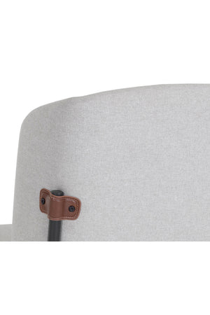 Modern European furniture - Light Gray Counter Stool - www.oroa.com