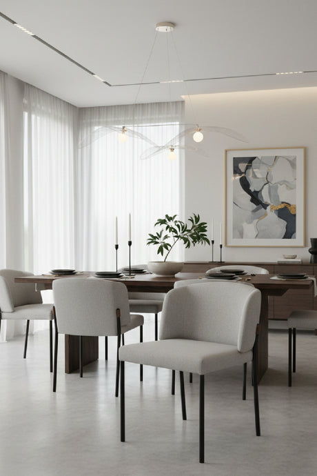 Light Gray Dining Chairs (2) | Splendido Pearce | Oroa.com