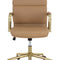 Modern European furniture - Gold Frame Upholstered Office Chair - www.oroa.com
