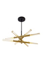 Modern European furniture - Gold Tubes Chandelier - www.oroa.com