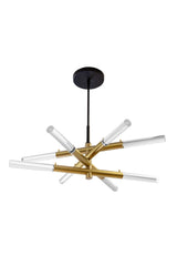 Modern European furniture - Gold Tubes Chandelier - www.oroa.com