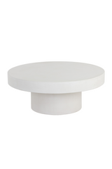 Modern European furniture - Black Concrete Indoor/Outdoor Coffee Table - www.oroa.com