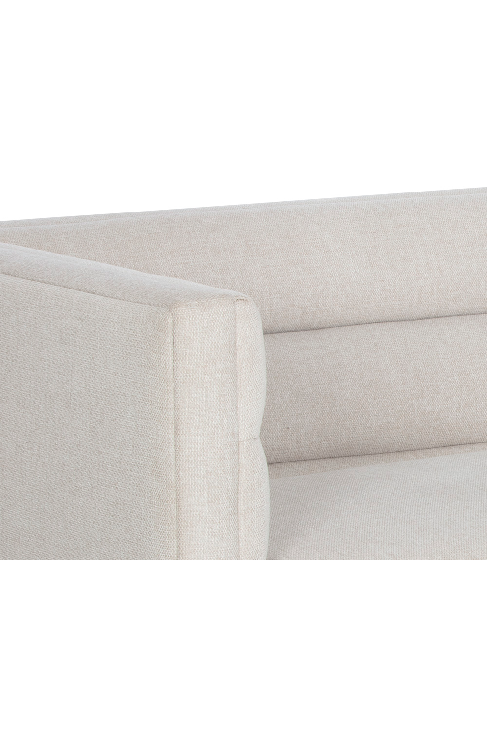 Horizontal-Tufted White Sofa | Splendido Talbot