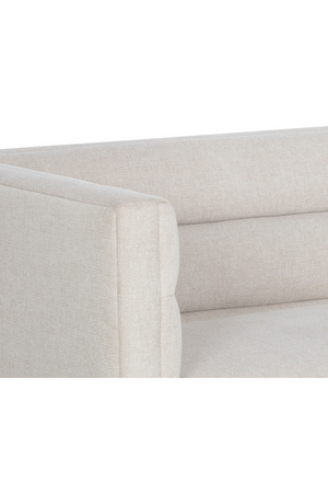 Horizontal-Tufted White Sofa | Splendido Talbot