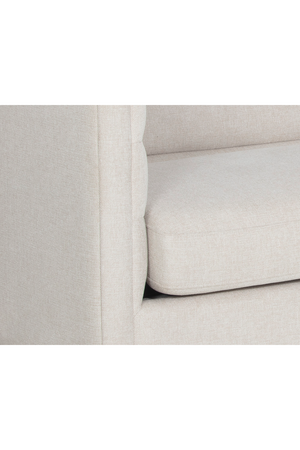 Horizontal-Tufted White Sofa | Splendido Talbot