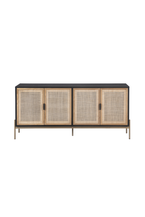 Natural Rattan 4-Door Sideboard by Splendido Avida