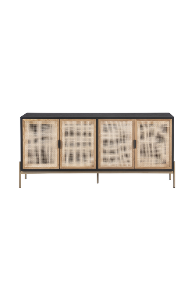 Modern European furniture - Natural Rattan 4-Door Sideboard  - www.oroa.com