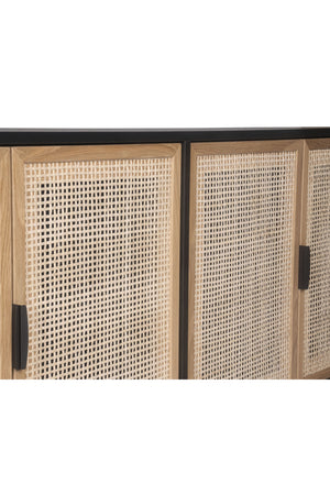   Modern European furniture - Natural Rattan 4-Door Sideboard  - www.oroa.com | Oroa.com