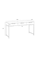 Modern European furniture - Minimalist Wood Office Desk - www.oroa.com